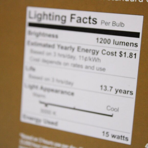 GE Warm White LED PAR38 Bulbs Outdoor 90W 15W Dimmable HD Light 4-Pack - Picture 5 of 6